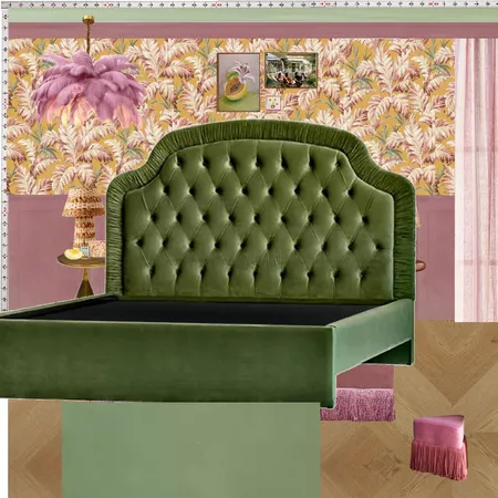 Old Hollywood Bedroom Wall Interior Design Mood Board by dl2407 on Style Sourcebook