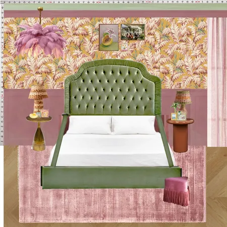 Old Hollywood Bedroom Wall Interior Design Mood Board by dl2407 on Style Sourcebook