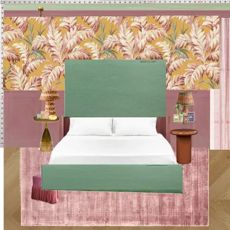 Old Hollywood Bedroom Wall Interior Design Mood Board by dl2407 on Style Sourcebook