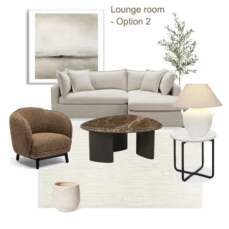 JR_Lounge Room Option 2 Interior Design Mood Board by MEL MAR DESIGN on Style Sourcebook