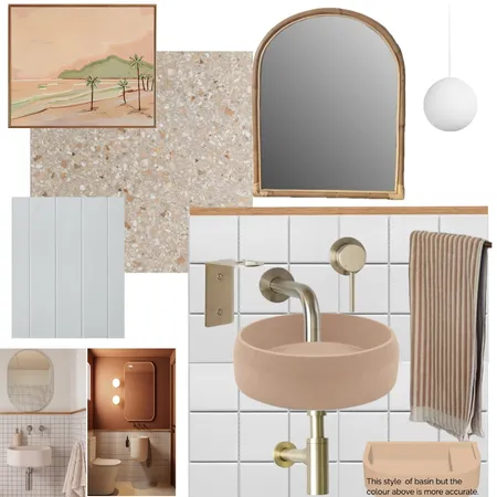 Upstairs Powder Room Interior Design Mood Board by marcelle on Style Sourcebook