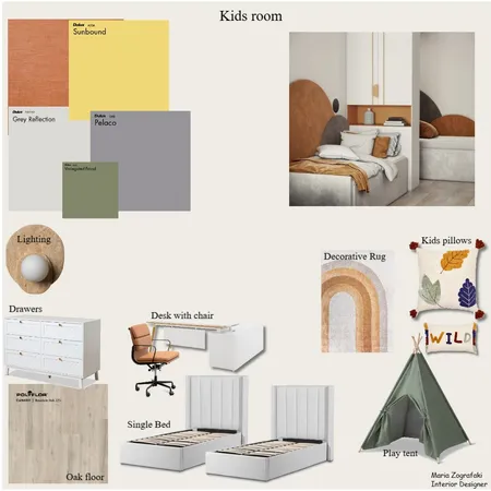 kids room Interior Design Mood Board by mariazografaki on Style Sourcebook