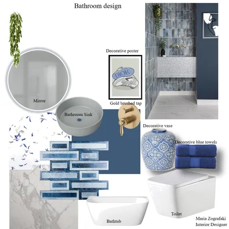 bathroom Interior Design Mood Board by mariazografaki on Style Sourcebook