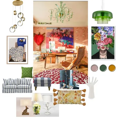 Eclectic Style Interior Design Mood Board by abppolvorin on Style Sourcebook