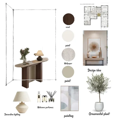 مدخل Interior Design Mood Board by maram_mys on Style Sourcebook
