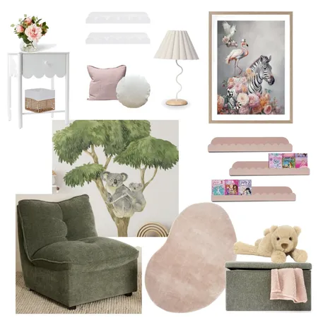 Lisa Girls room Interior Design Mood Board by Ledonna on Style Sourcebook