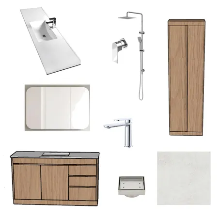 conder residence bathroom Interior Design Mood Board by TAP & TILE on Style Sourcebook