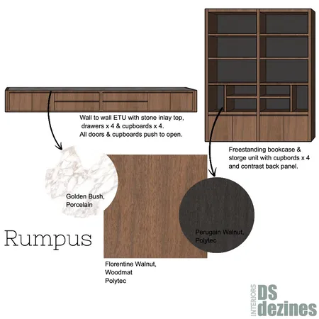 Deborah ETU & Book shelf Interior Design Mood Board by DSdezines Interiors on Style Sourcebook