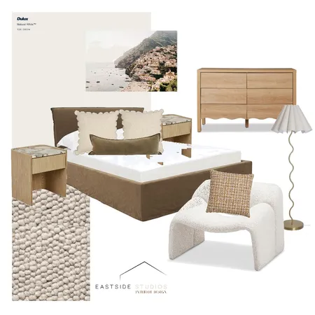 Master Bed Interior Design Mood Board by Eastside Studios on Style Sourcebook
