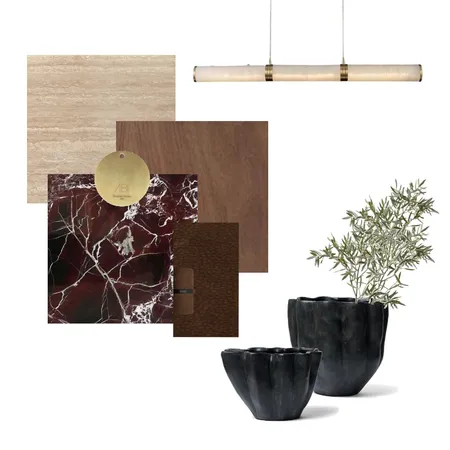 Moody kitchen materials Interior Design Mood Board by Hatti Interiors on Style Sourcebook