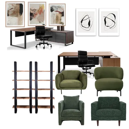 Study - Sample Board Interior Design Mood Board by Haysloft Designs on Style Sourcebook