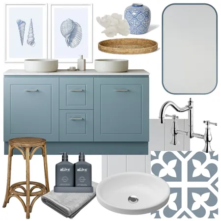 Hamptons | Nevada Classic with Jazz Arch Frame Shaver Interior Design Mood Board by Timberline on Style Sourcebook