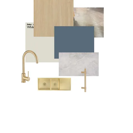Kitchen gold with bench Interior Design Mood Board by Razzles89 on Style Sourcebook