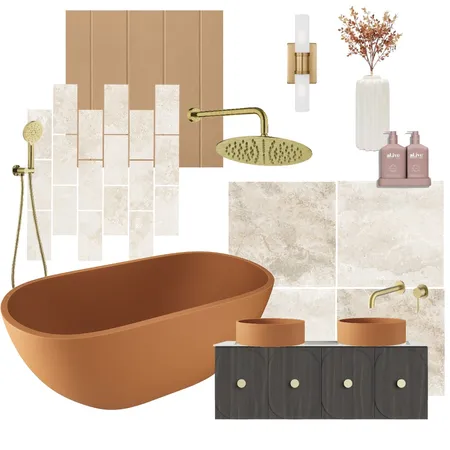 The Block House 2 Master Ensuite, Week 3 Interior Design Mood Board by Beaumont Tiles on Style Sourcebook