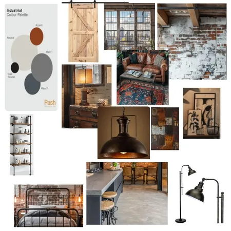 Industrial Style Interior Design Mood Board by Chiefdesigns! on Style Sourcebook
