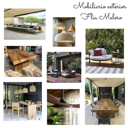 Mobiliario exterior flia melero Interior Design Mood Board by chardon_cristina@hotmail.com on Style Sourcebook