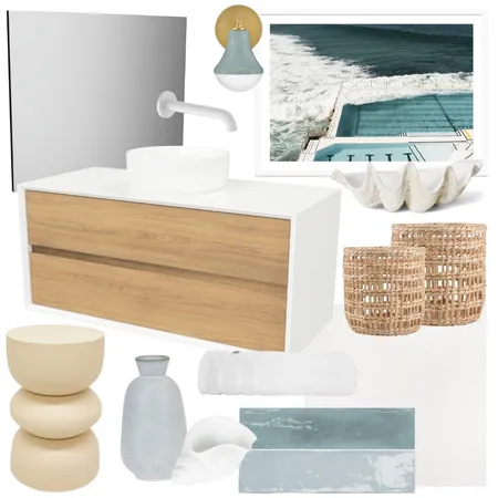 Lagoon Layers | Embrace with Georgia Mirror Interior Design Mood Board by Timberline on Style Sourcebook