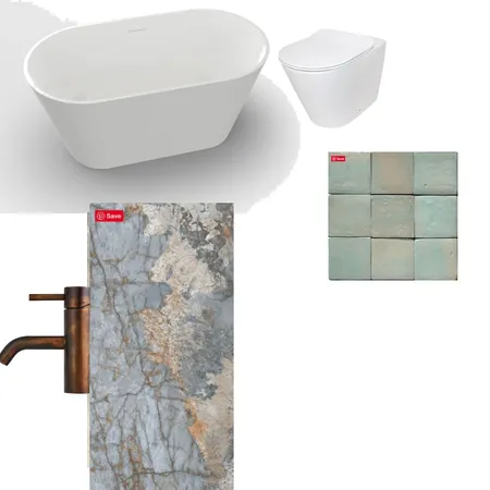 Bathroom Interior Design Mood Board by Gillian Chesterfield on Style Sourcebook