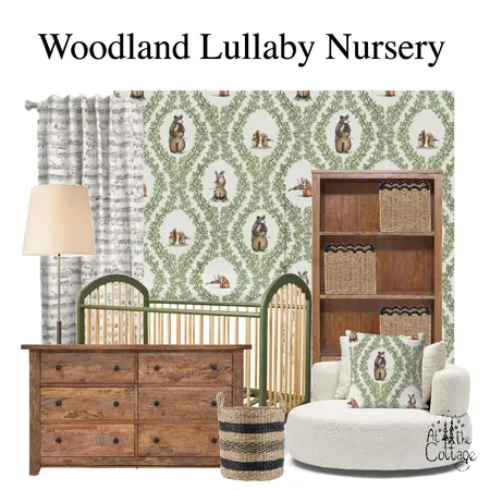 Woodland Lullaby Nursery Interior Design Mood Board by At the Cottage by Megan Martin on Style Sourcebook