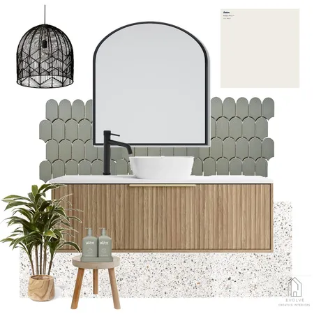 Modern fresh coastal bathroom Interior Design Mood Board by Evolve Creative Interiors on Style Sourcebook