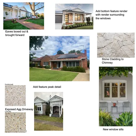Facade Option 2 (Feature bottom render) Interior Design Mood Board by MiaCat on Style Sourcebook