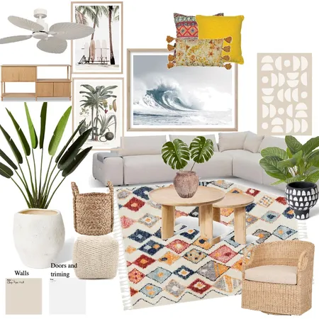 Boho living room Interior Design Mood Board by Haninha on Style Sourcebook