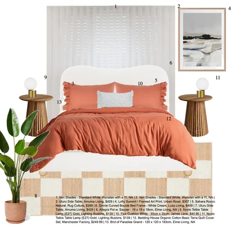 Project 2 - Home Staging - Bedroom Interior Design Mood Board by cindy.b.richardson@outlook.com on Style Sourcebook