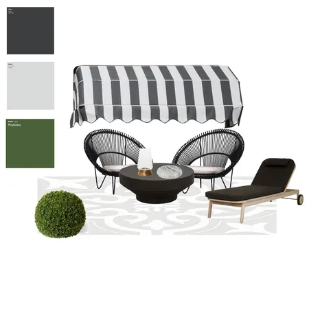 Mint Noir Interior Design Mood Board by SimzM on Style Sourcebook