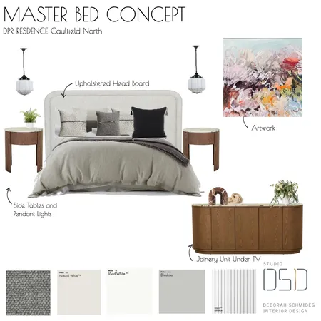 MASTER BED CONCEPT -DPR RESIDENCE Interior Design Mood Board by Debschmideg on Style Sourcebook