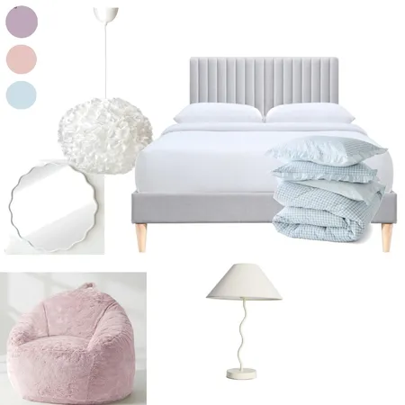 10 Graziers - Madi's Bedroom Interior Design Mood Board by MK Interiors Sorted on Style Sourcebook