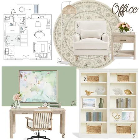 Office Style Board - Module 9 - Chloe Ray Interior Design Mood Board by chloeray31 on Style Sourcebook
