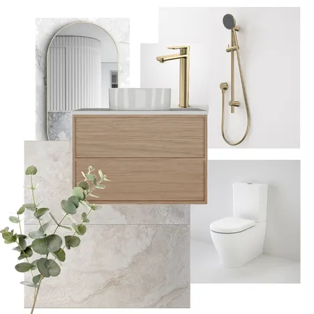 Sunrise Drive Powder Room Interior Design Mood Board by Sharon Chiocci on Style Sourcebook