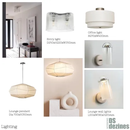 Anita Lighting Interior Design Mood Board by DSdezines Interiors on Style Sourcebook