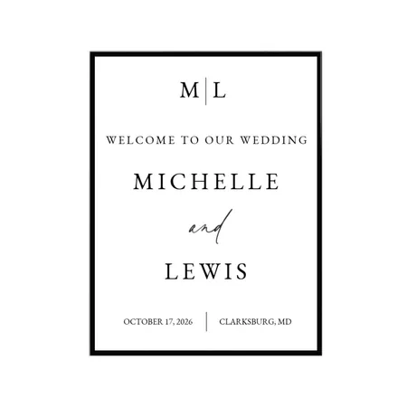 Wedding Welcome sign Interior Design Mood Board by Chellz23 on Style Sourcebook