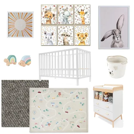 nursery k mart/the warehouse Interior Design Mood Board by bre.tunnicliffe on Style Sourcebook