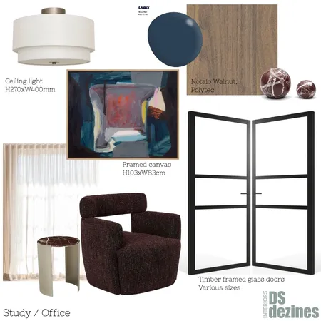 Anita Study Interior Design Mood Board by DSdezines Interiors on Style Sourcebook