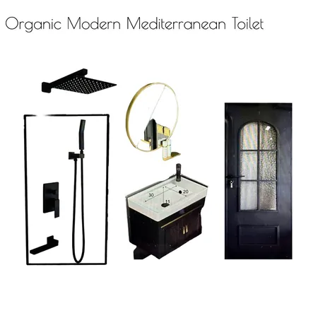 Organic Modern Mediterranean Toilet Interior Design Mood Board by al1168ster@gmail.com on Style Sourcebook