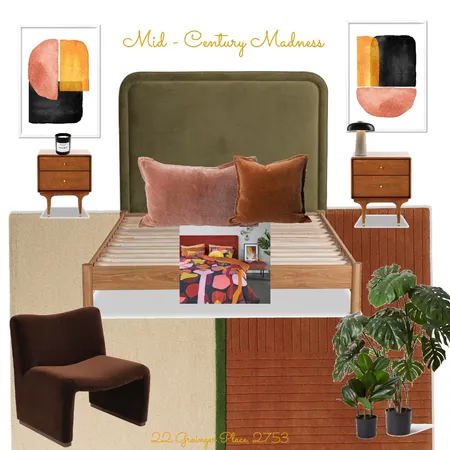 Northo bedroom Interior Design Mood Board by laradehaan on Style Sourcebook