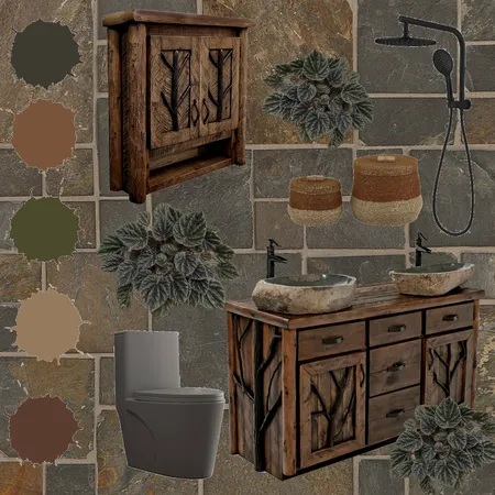 Master Bathroom Interior Design Mood Board by LeeannaLove on Style Sourcebook