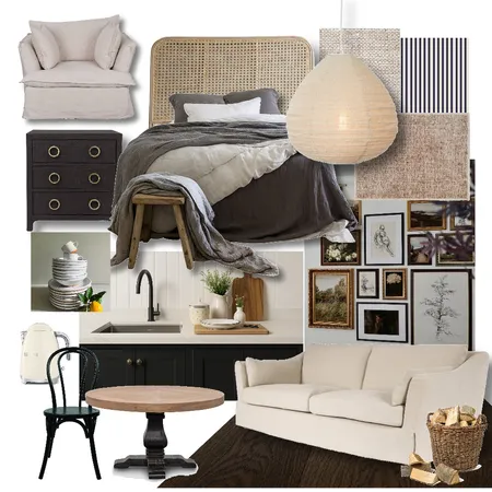 bnb one room Interior Design Mood Board by Room Studio on Style Sourcebook