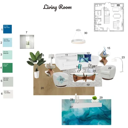 LIVING ROOM Interior Design Mood Board by Ellatc on Style Sourcebook