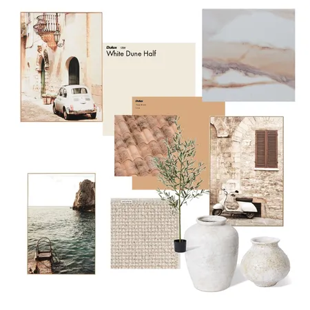 Mediterranean Style Moodboard Interior Design Mood Board by C.sangervasi@gmail.com on Style Sourcebook
