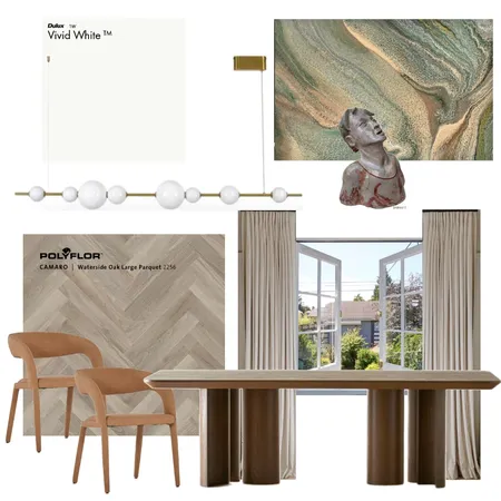 IDI Module 9 - Dining Room Interior Design Mood Board by Sarah Bragias on Style Sourcebook