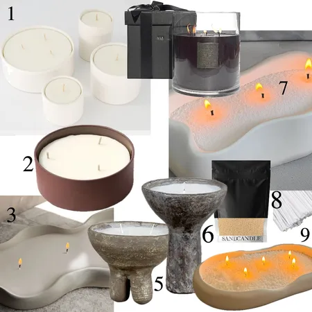 Candles Interior Design Mood Board by Em Prepok on Style Sourcebook