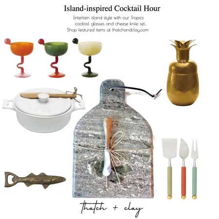 Tropics Cocktail Hour Interior Design Mood Board by Rachsteph on Style Sourcebook