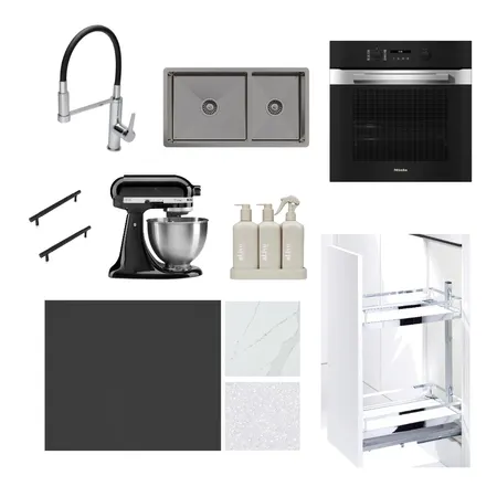 dark grey kitchen Interior Design Mood Board by nancy.tran on Style Sourcebook