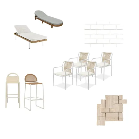 Outside - Dining & Pool Area Interior Design Mood Board by Eastside Studios on Style Sourcebook
