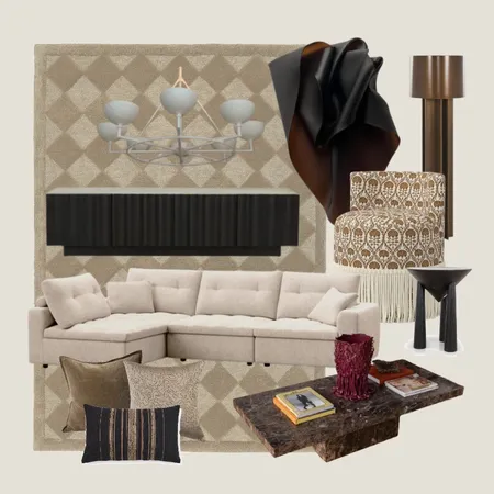 Transitional Luxe Lounge by Janelle Interior Design Mood Board by Miss Amara on Style Sourcebook