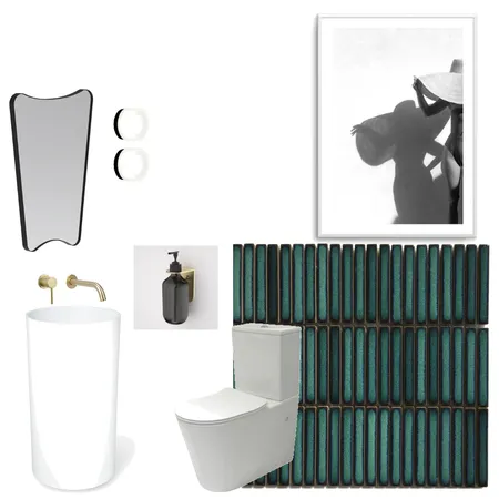 powder room Interior Design Mood Board by Nossa Casa on Style Sourcebook