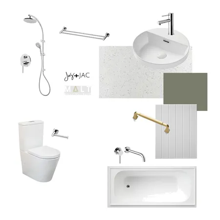 North Road Bathroom 1 Interior Design Mood Board by Jas and Jac on Style Sourcebook